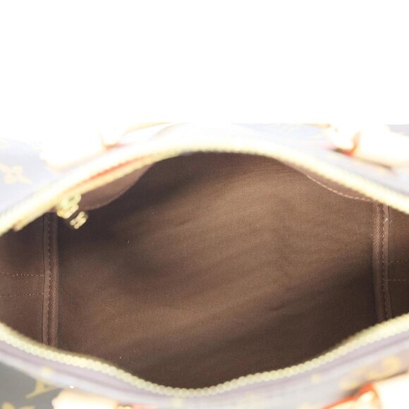 Louis Vuitton  Speedy 25 Bandouliere Monogram Canvas Shoulder Bag Brown - Picture 15 of 16